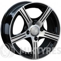 LS Wheels NG 238 6x14 4x108 ET 25 Dia 65.1 (BKF)